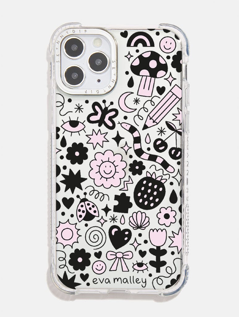 Eva Malley x Skinnydip Doodle Shock i Phone Case, i Phone 12 Pro Max Case