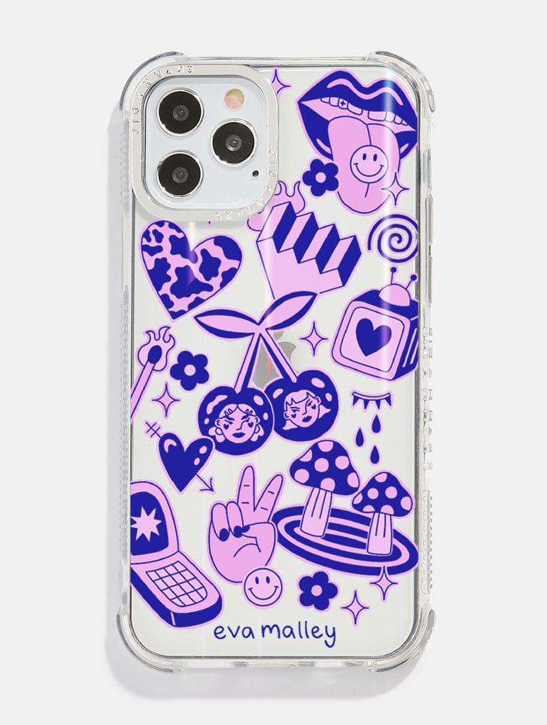 Eva Malley x Skinnydip Sticker Shock i Phone Case, i Phone 15 Plus Case