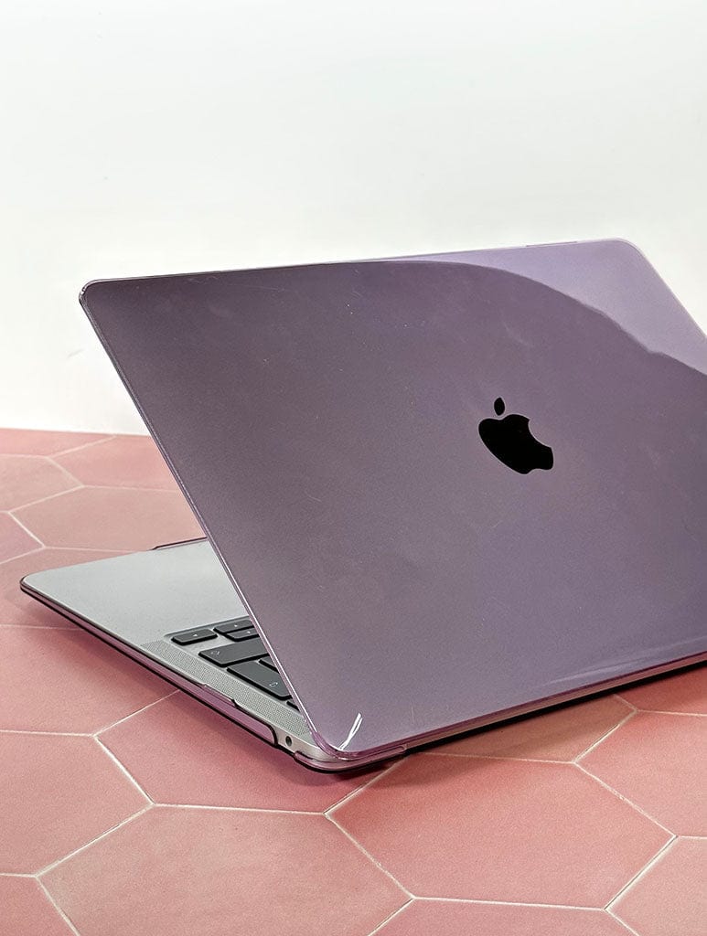 Lilac Transparent Mac Book Case, Mac Book Air Retina 13"