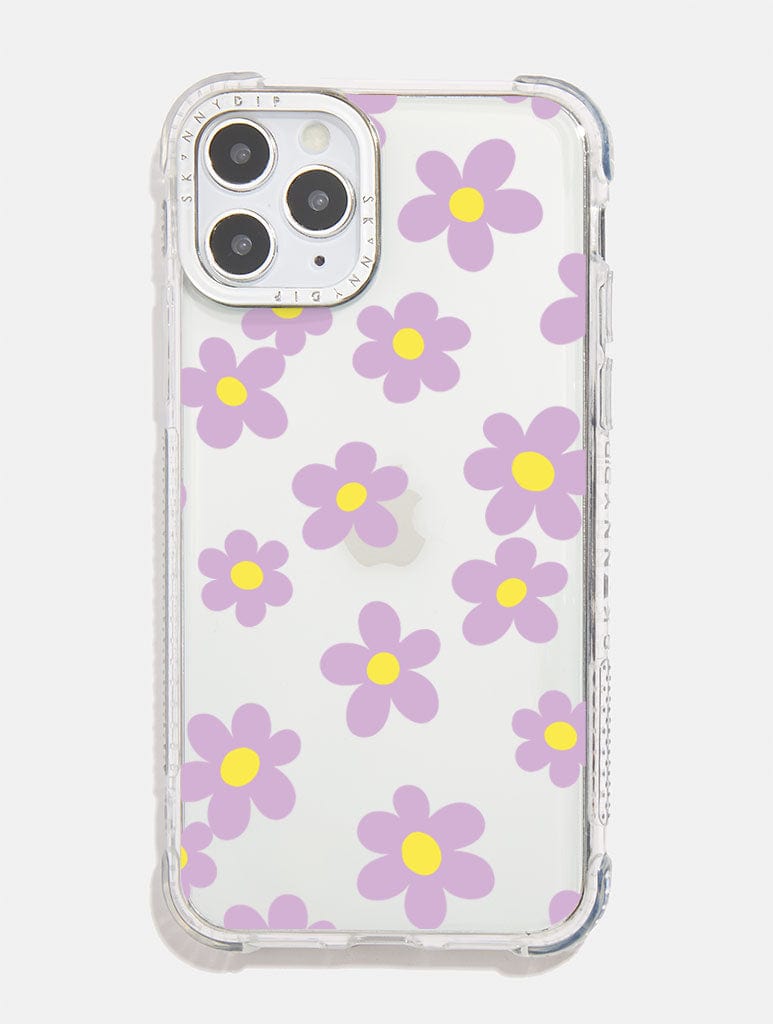 Lilac & Yellow Flower Shock i Phone Case, i Phone 14 Case