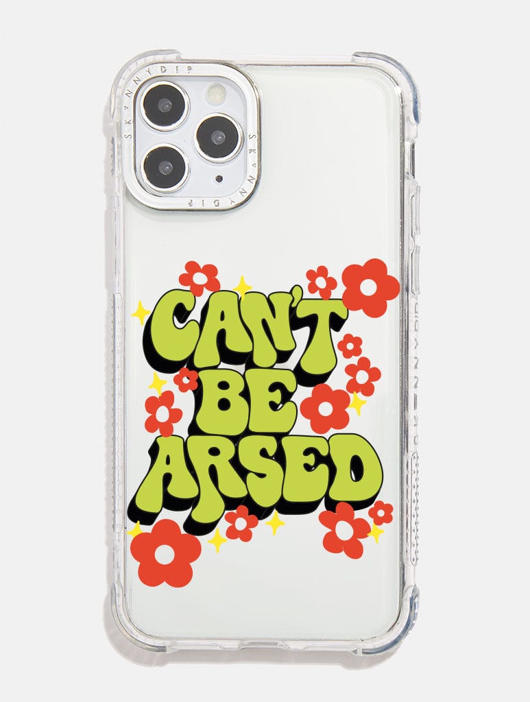 Printed Weird x Skinnydip Can’t Be Arsed Shock i Phone Case, i Phone 15 Pro Case