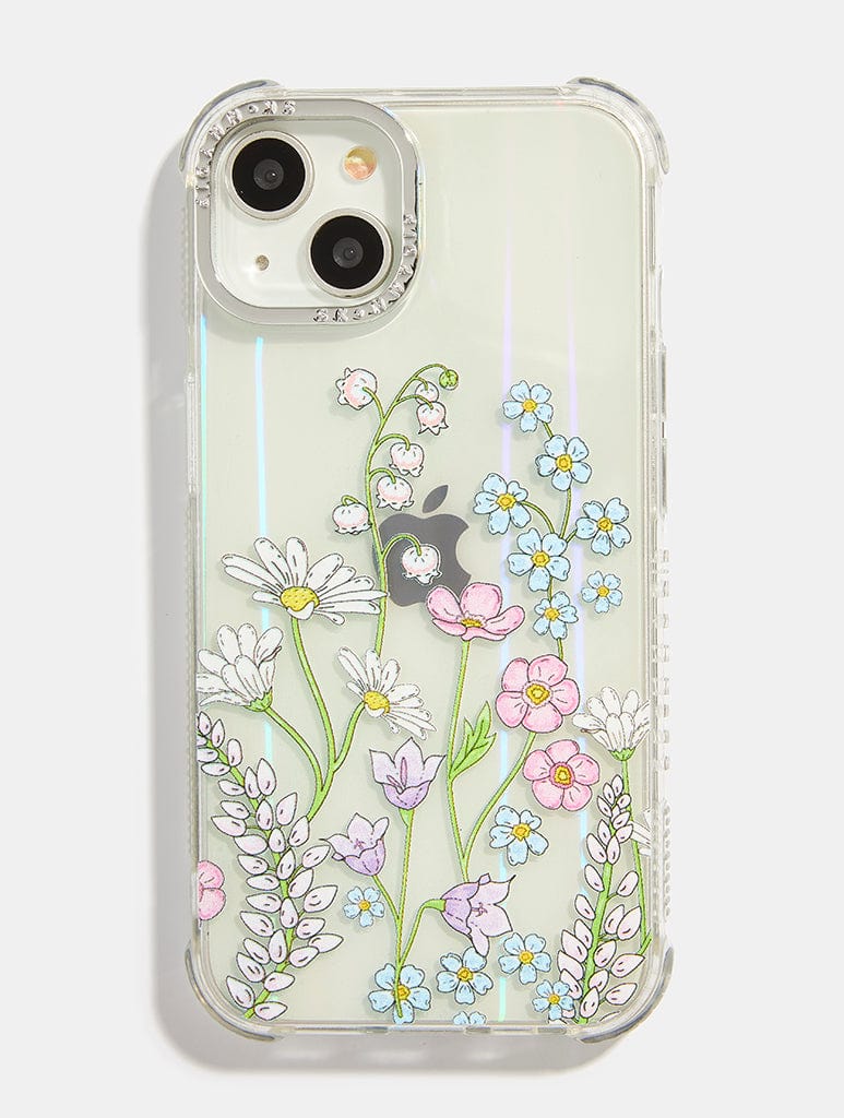 Wildflower Holo Shock i Phone Case, i Phone 13 Case