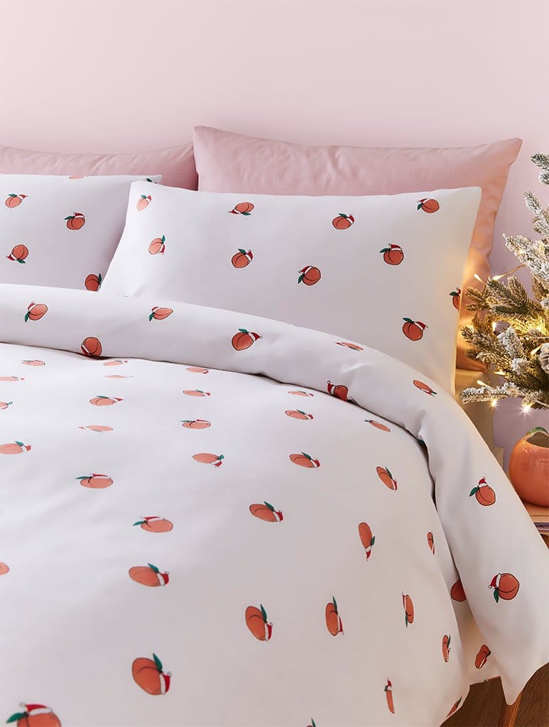 skinny dip peach bedding