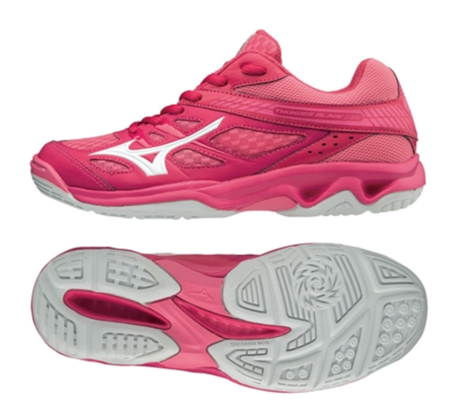 mizuno thunder blade mid pink