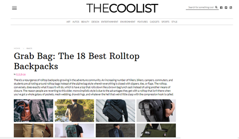 The Coolist Review - Davis Daypack