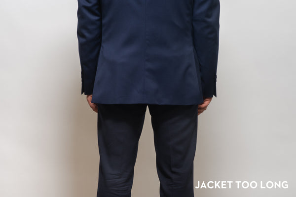 Suit jacket that is too long