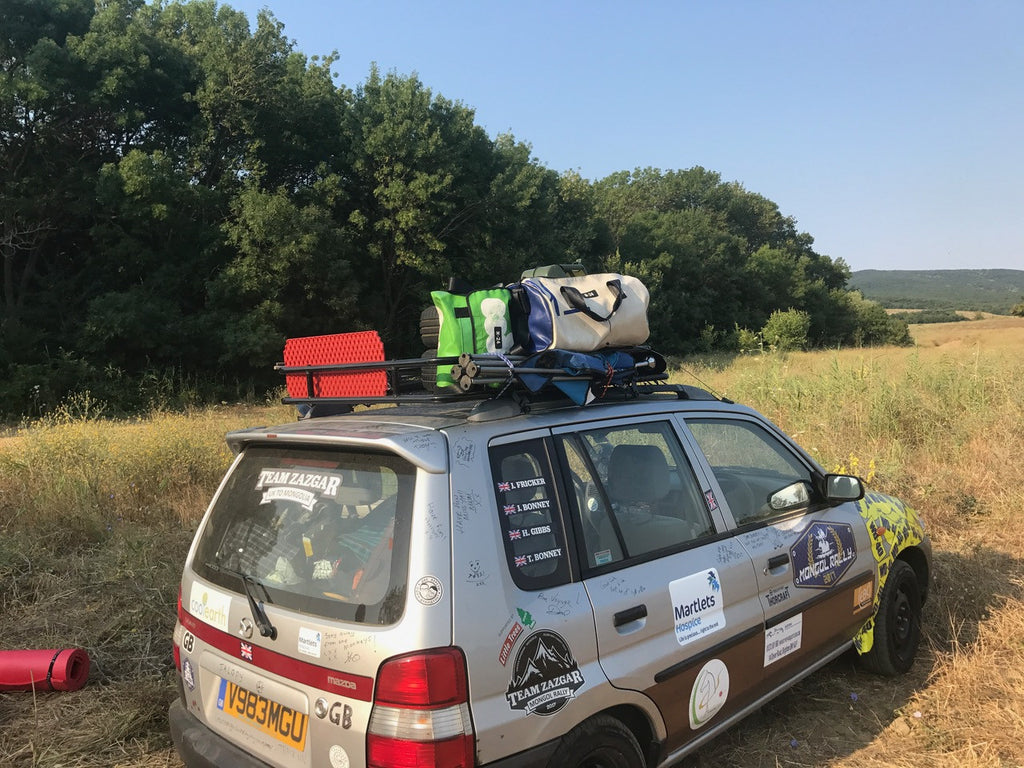 Mongol Rally camping