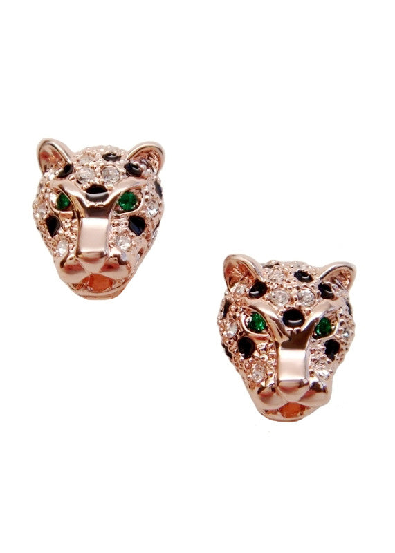 Emerald Jaguar Earrings