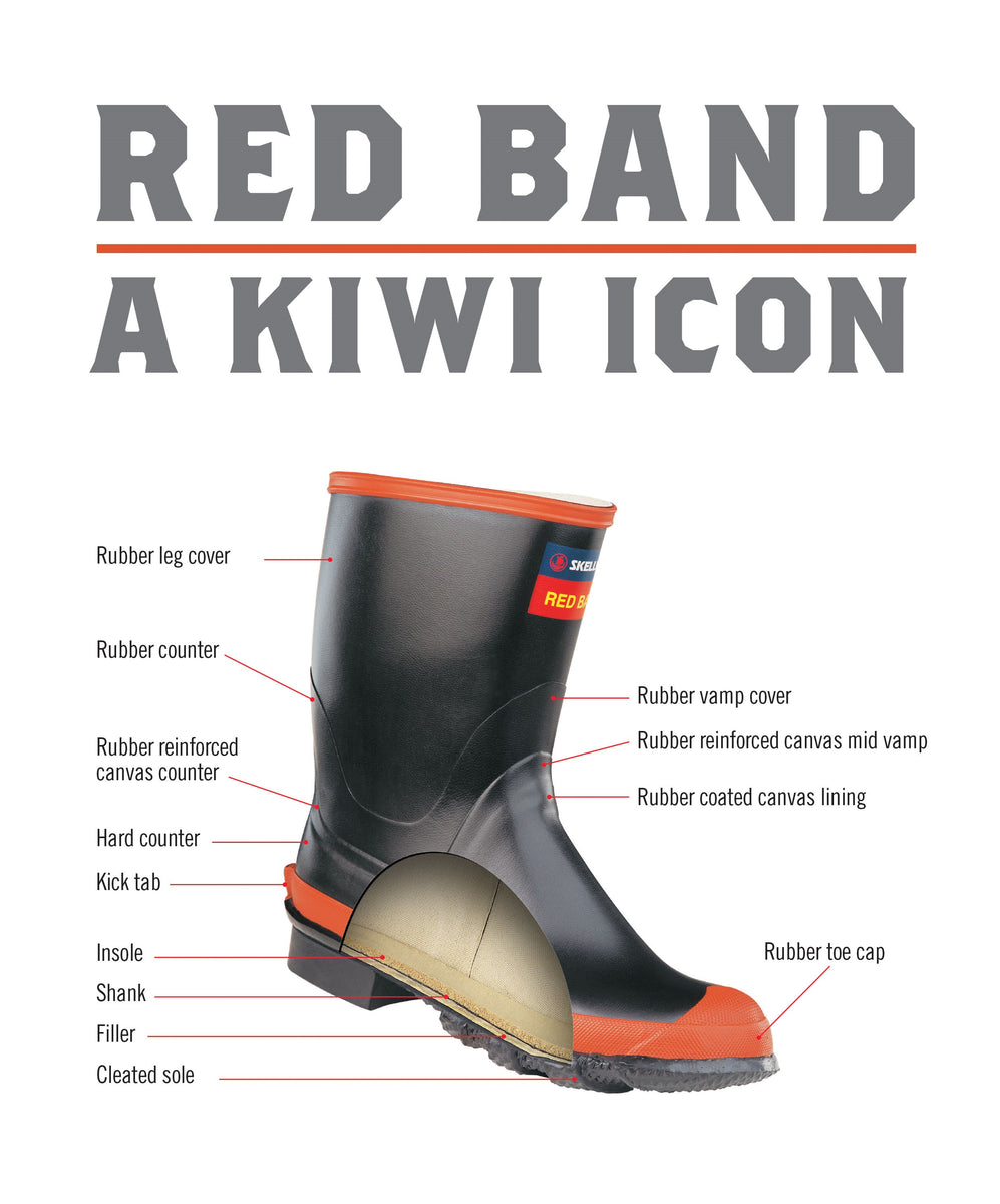 Skellerup Red Band Gumboot (Mens) Outpost Supplies NZ 2014 Ltd.