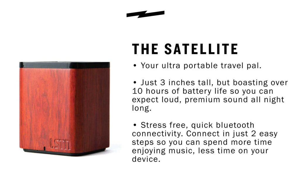 lstn satellite speaker summer must have items