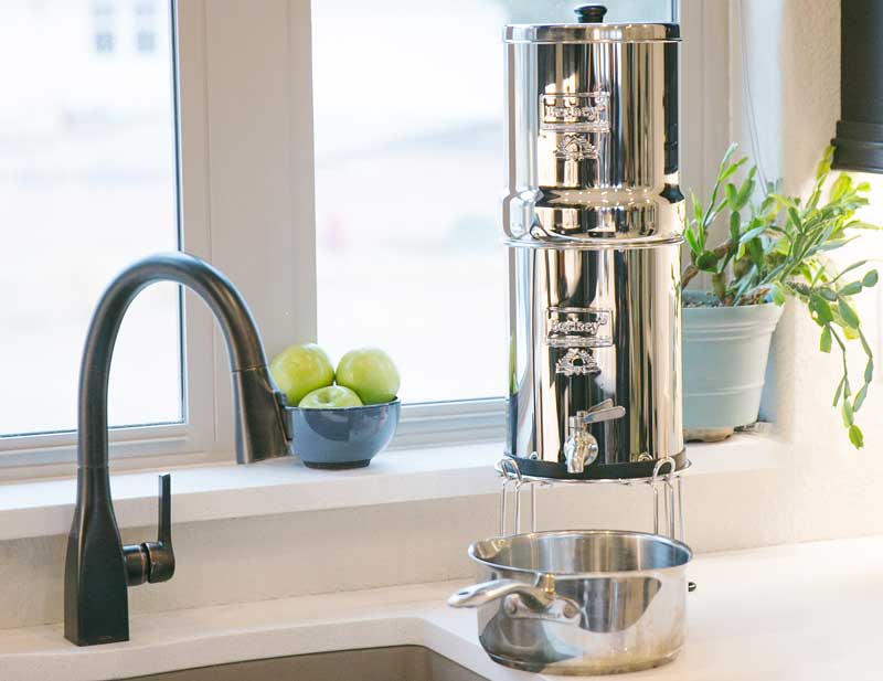 Berkey Water in Pot