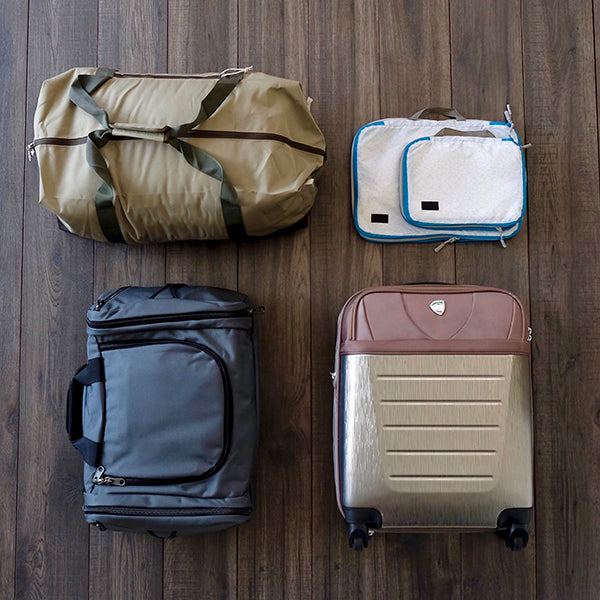 The bags we tested with our 3 day business traveler packing list.