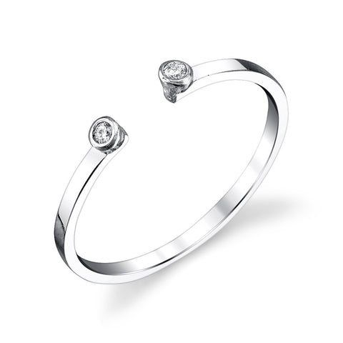 GABRIELA ARTIGAS Double Diamond White Gold Ring | KAVUT