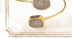 Druzy Cuff