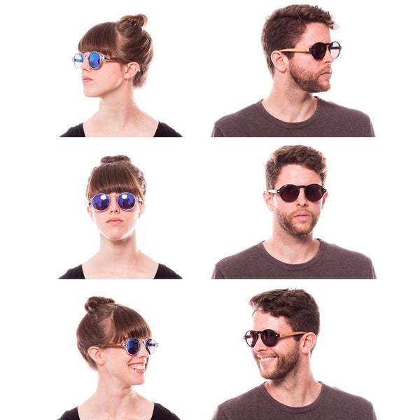 Kerstin und Axel fotografiert mit Sonnenbrillen aus verschiedenen Blickwinkeln 