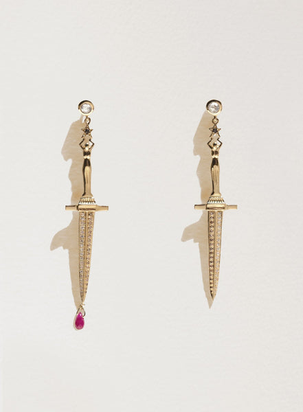 Pamela Love Dagger Earrings