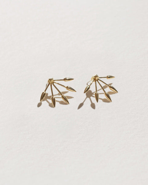 Pamela Love Five Spike Earrings 