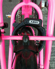 Abus lock pink bike
