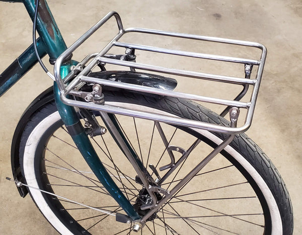 axle mounted front rack