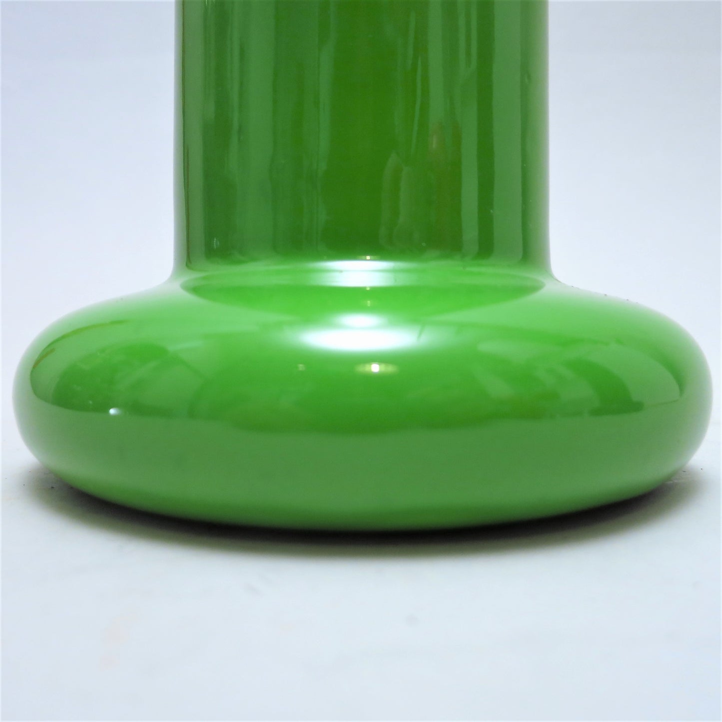 Vase rouleau vert Pino Spagnolo Sicart