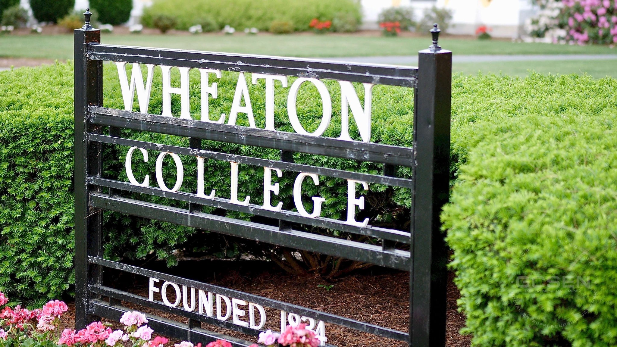 Wheaton College Sign