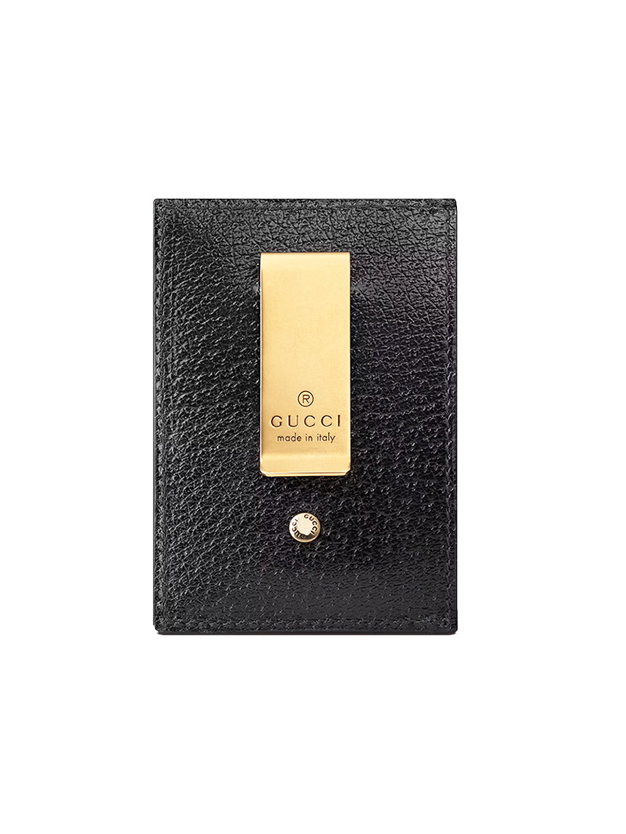 gucci card holder with money clip