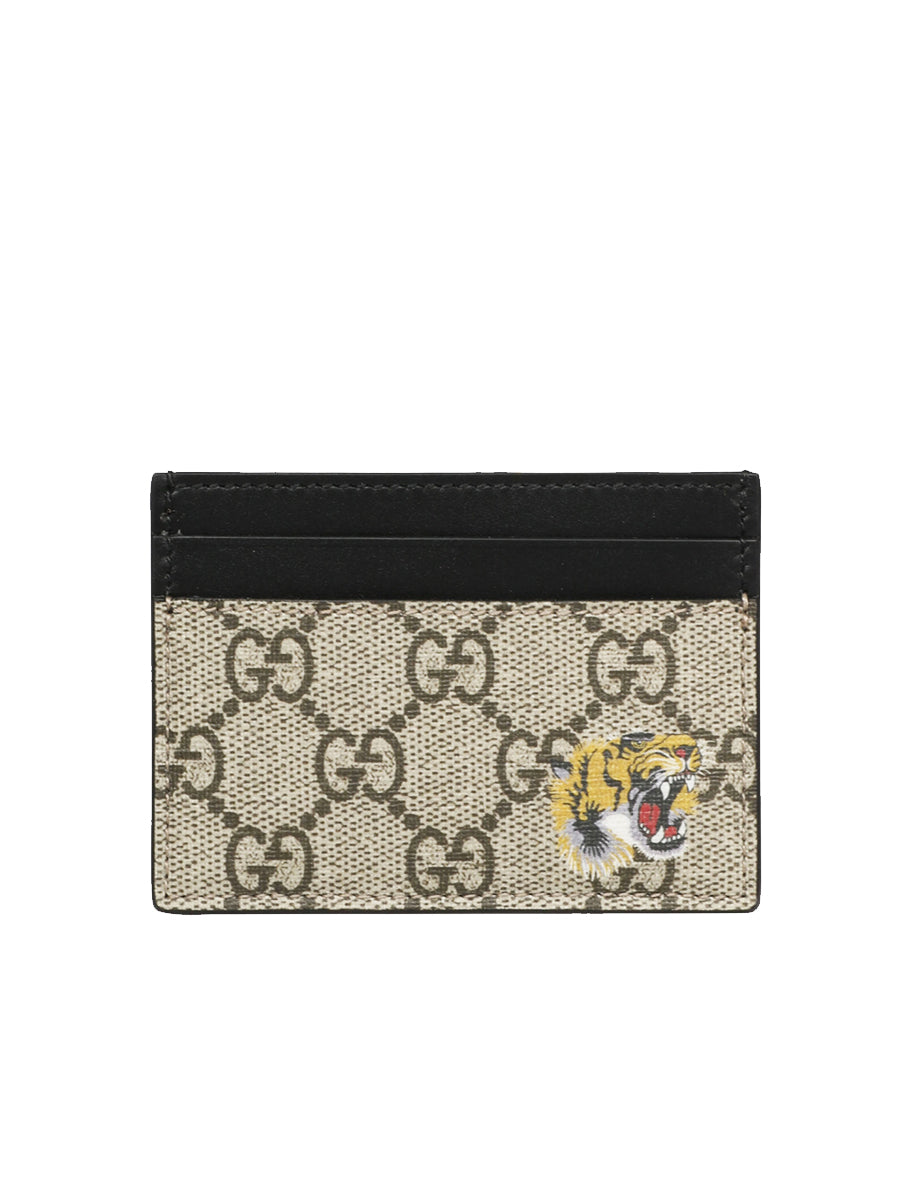 gucci card holder tiger