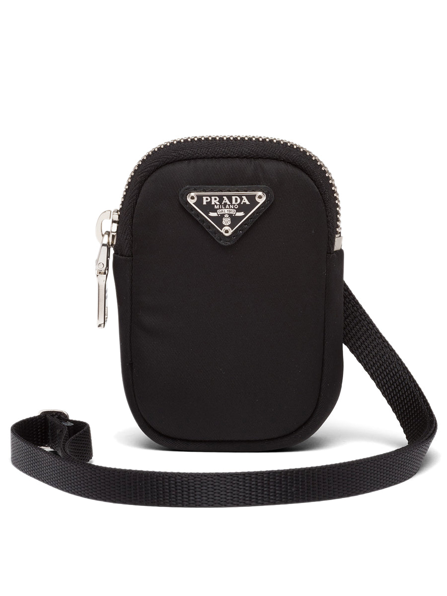 prada mini nylon pouch