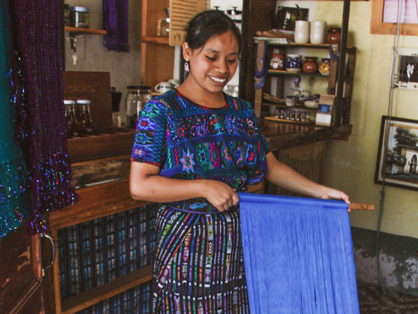 Weaver women Guatemala Mayalla huipil making