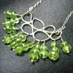Peridot, Sterling Silver Necklace