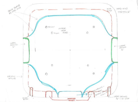 HIDEit Mac mini Design Sketch