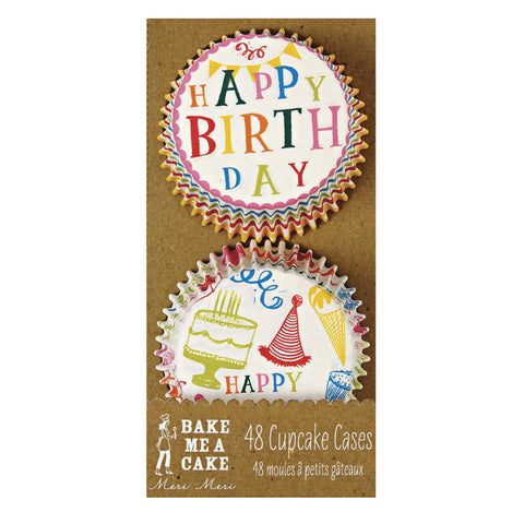 Happy 48  Birthday Cupcake cases vintage   Cases: of lace Pack cupcake
