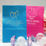 personized bags for a candy buffet
