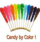 Purchase candy by color or flavors.