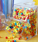 Mini Candy containers with scoop.  GREAT as a take home favor.