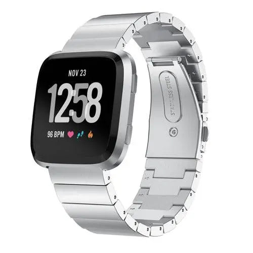 stainless steel fitbit versa 2 band