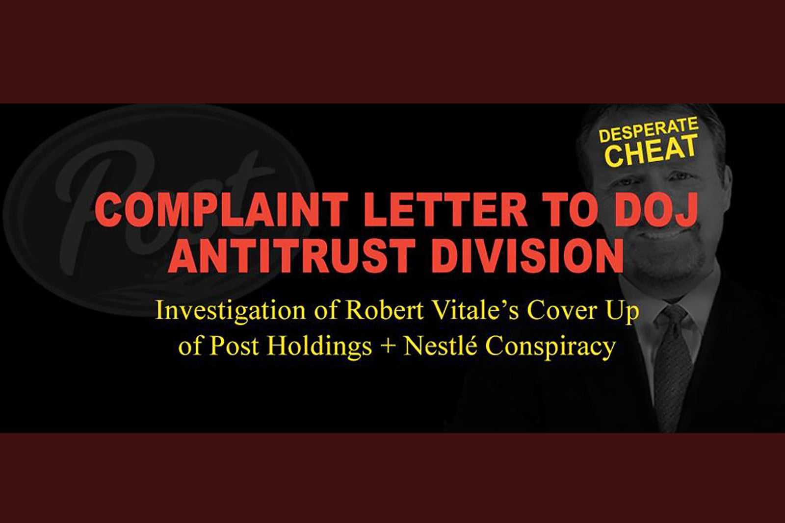 Rob Vitale Post Holdings IPO