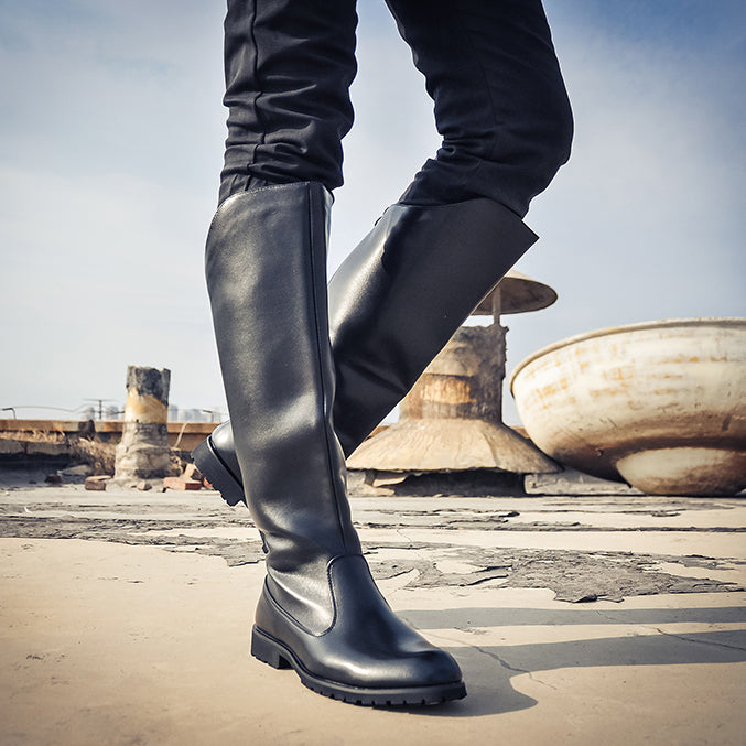 men's fashion knee high boots