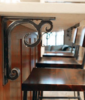 Shop all wrought iron corbels from Timeless Wrought Iron.