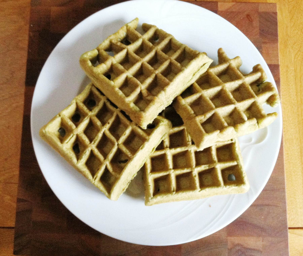 Green Dream Waffles- glutenfree, paleo