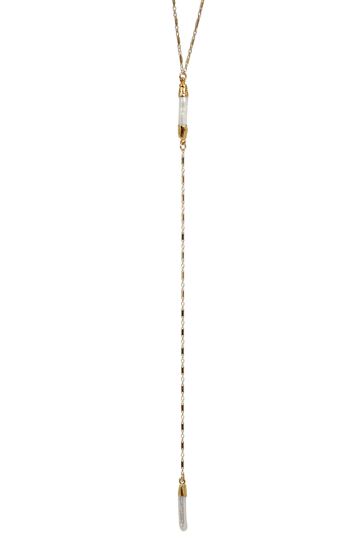 long pearl lariat