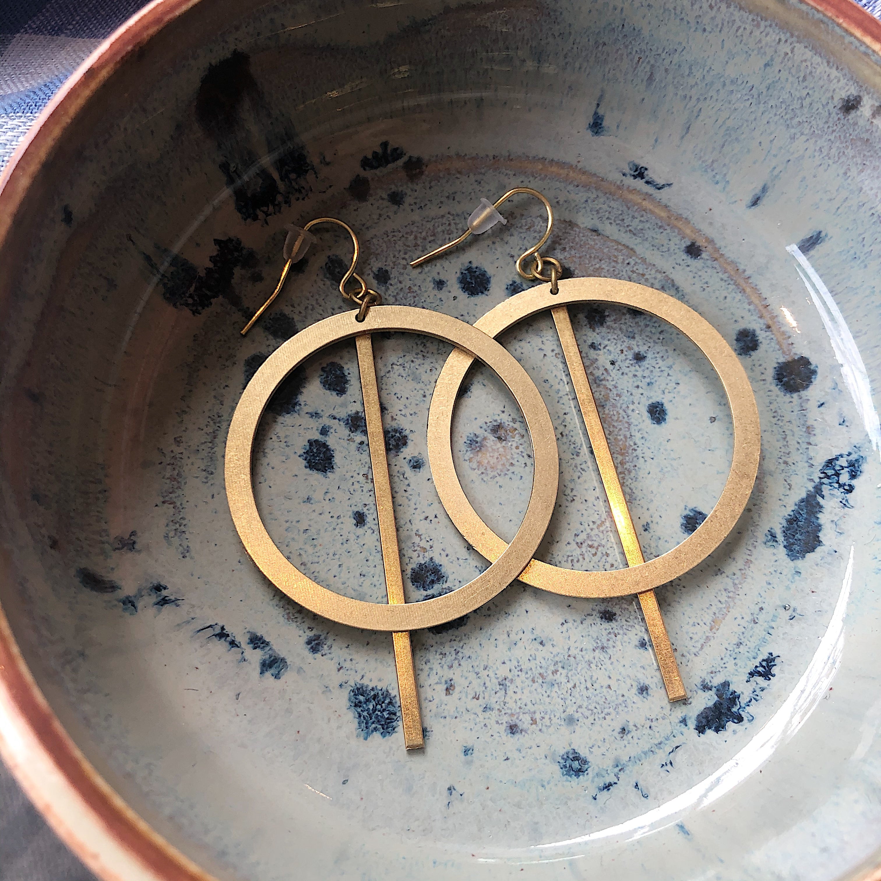 Darlings of Denmark // Brass Earrings Drue