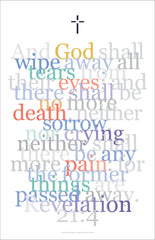 Bible Digital Art Print #18 Revelation 21:4, "And God shall wipe away all tears..."