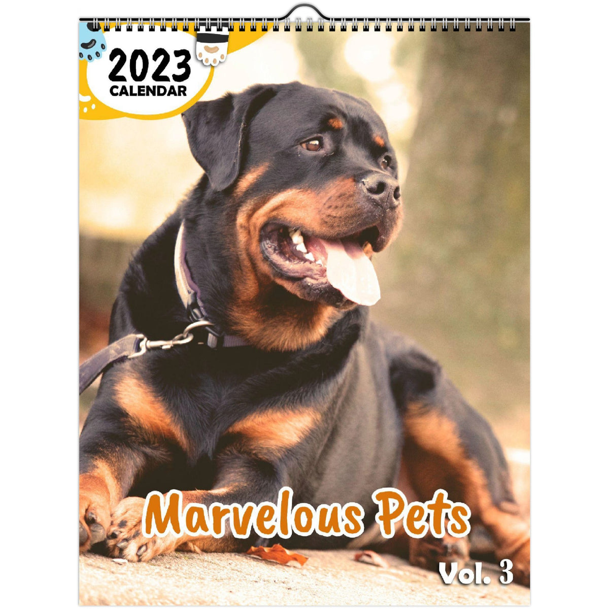 Marvelous Pets Volume Three 2023 Wall Calendar The Blissful Birder