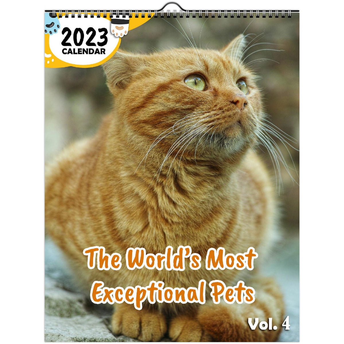 The World's Most Exceptional Pets Volume Four 2023 Wall Calendar The