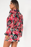 Blakelyn Black Floral Shirt