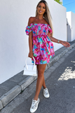 Gabriella Pink and Blue Floral Dress