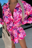 Gia Pink Floral Shorts Co Ord