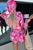Gia Pink Floral Shorts Co Ord