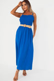 Nariyah Royal Blue Belted Dress